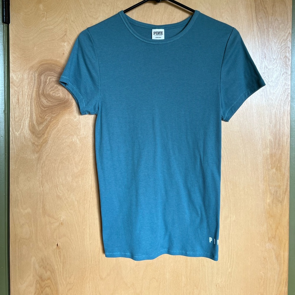 PINK ribbed tee